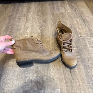 Sam & Libby Tan Ankle Booties